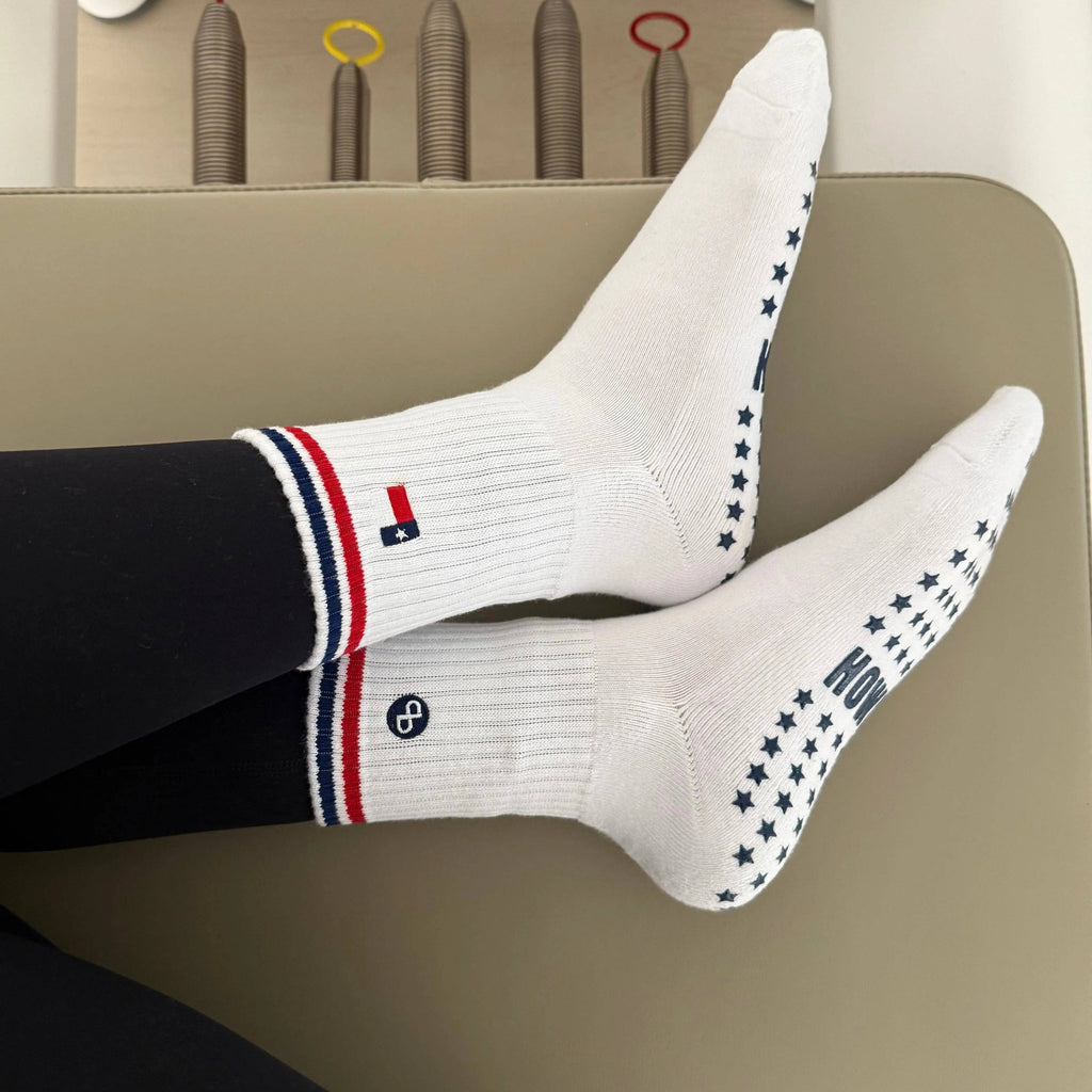 Texas Flag Grip Socks
