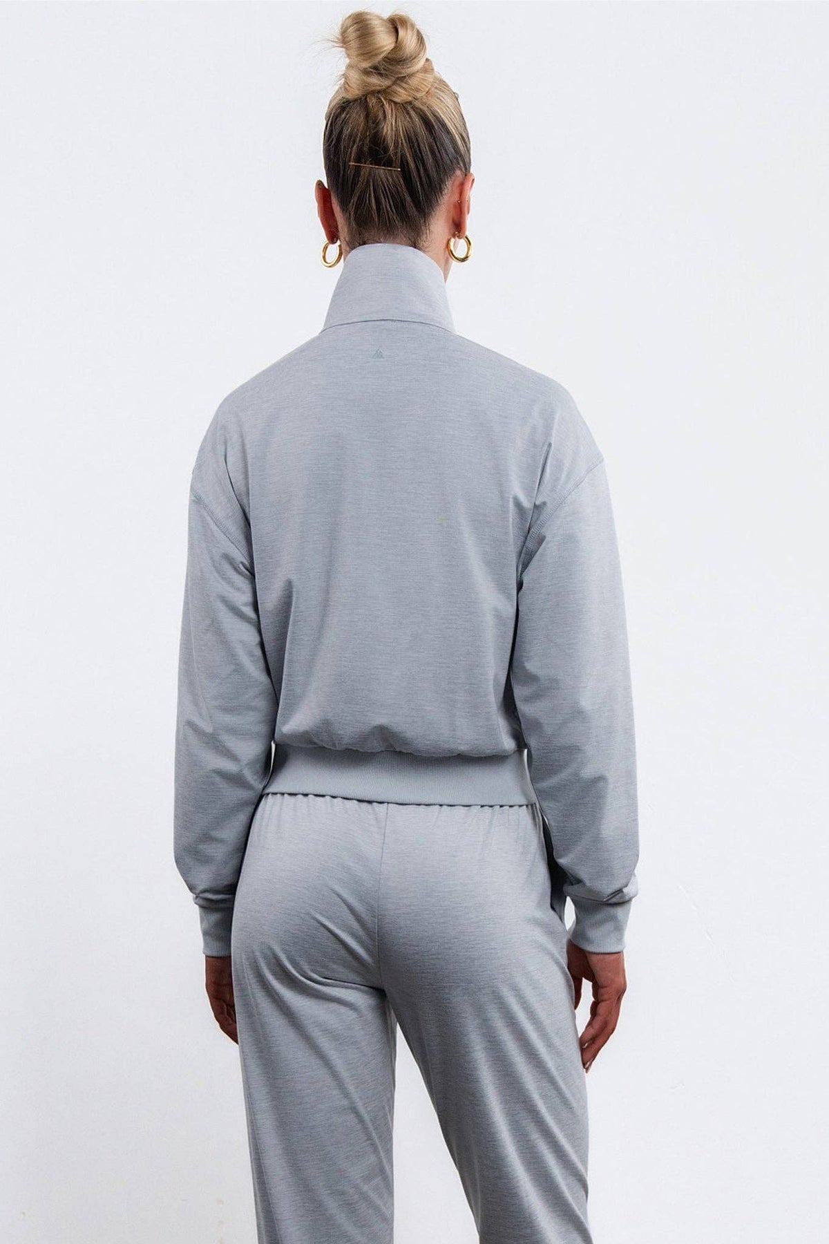 Vitality Marshmallow Zip Up Jacket - Stone Heather