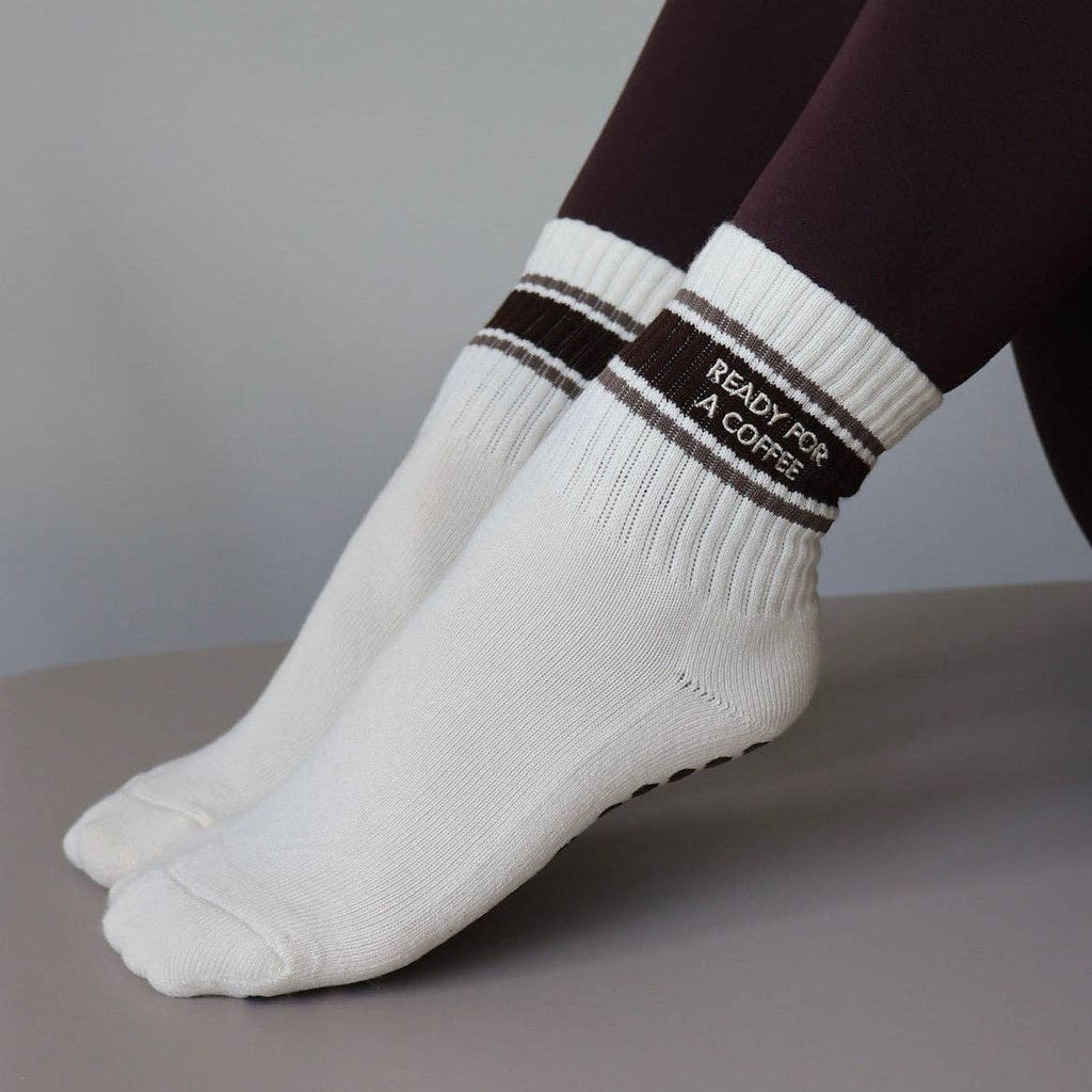 Ready for a Coffee Grip Socks