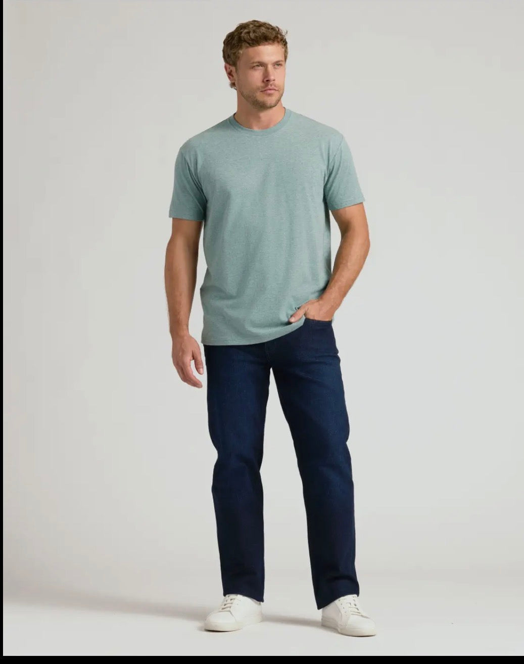 Green Short Sleeve Crew Neck Tee