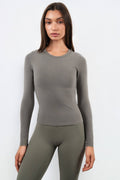 Vitality Basis® Crew Long Sleeve - Vetiver
