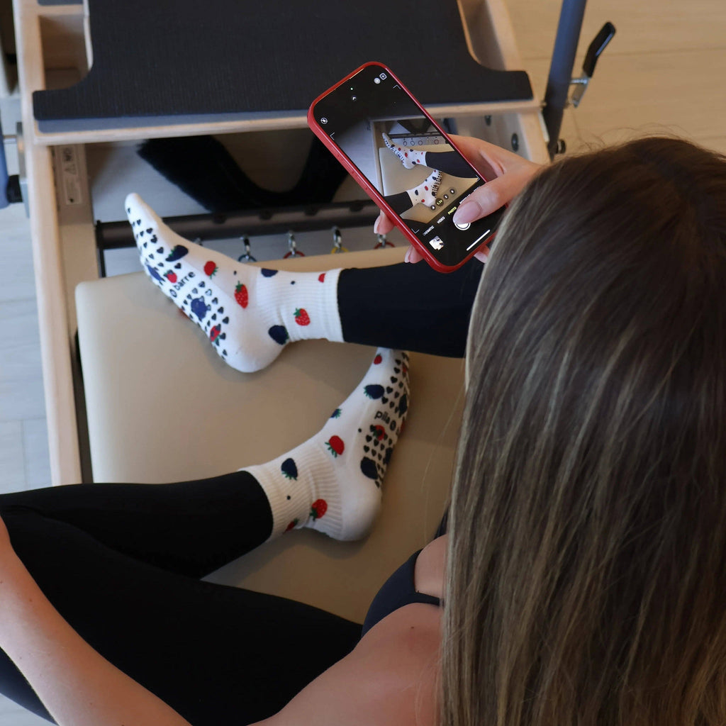 Berries & Cream Grip Socks
