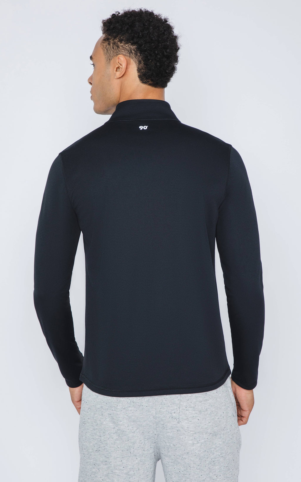 Men's Everyday Comfort Half Zip Long Sleeve Top