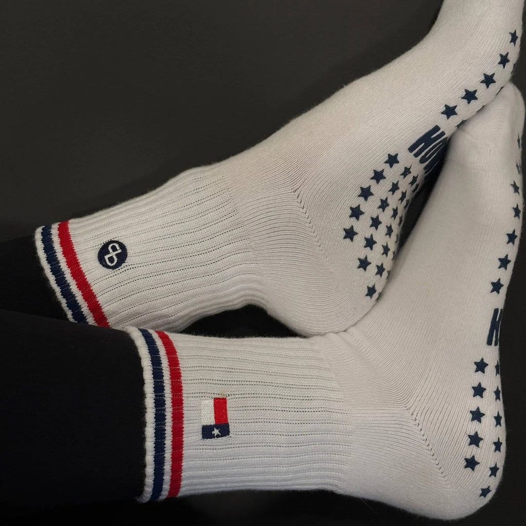 Texas Flag Grip Socks