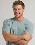 Green Short Sleeve Crew Neck Tee
