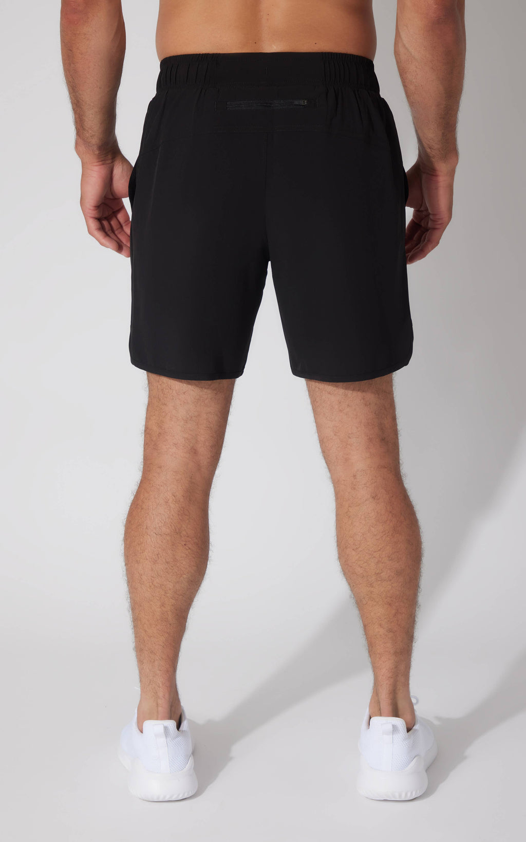 Men's  Woven Short with Back Zipper Pocket