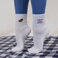 Stretch Snack Sparkle - Hotdog Grip Socks