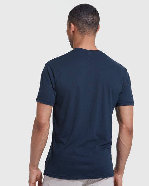 Short Sleeve T-Shirt | Crew Neck | Navy