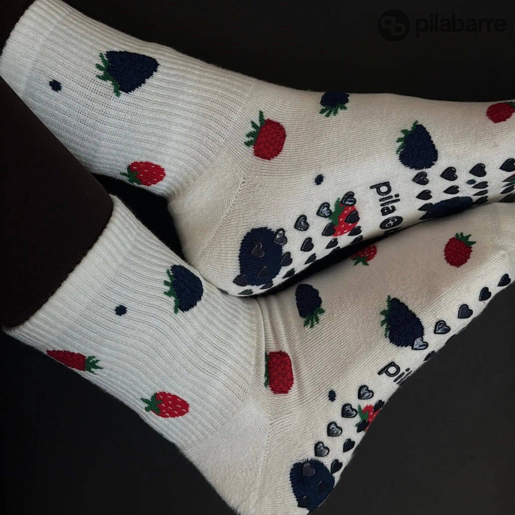 Berries & Cream Grip Socks