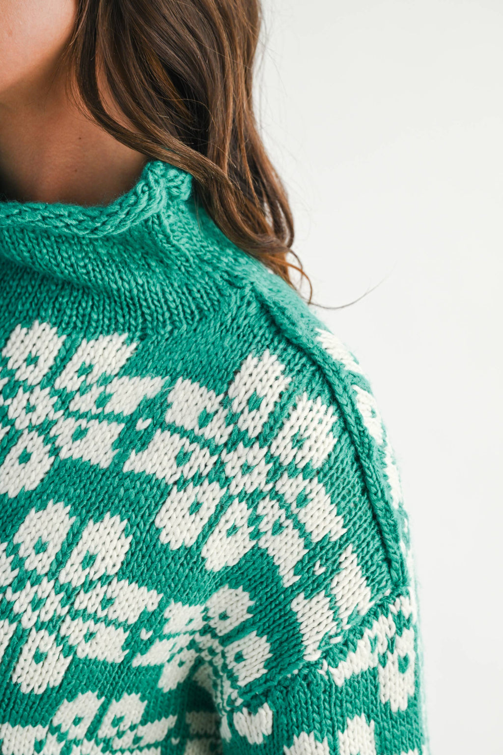 Winter Mock Neck Sweater