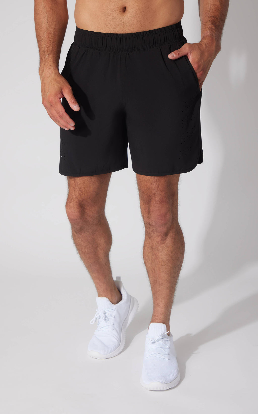 Men's  Woven Short with Back Zipper Pocket