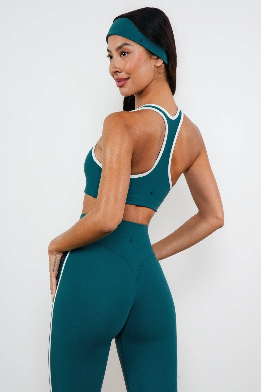 Cloud II™ Swoop Bra - Spruce Contrast