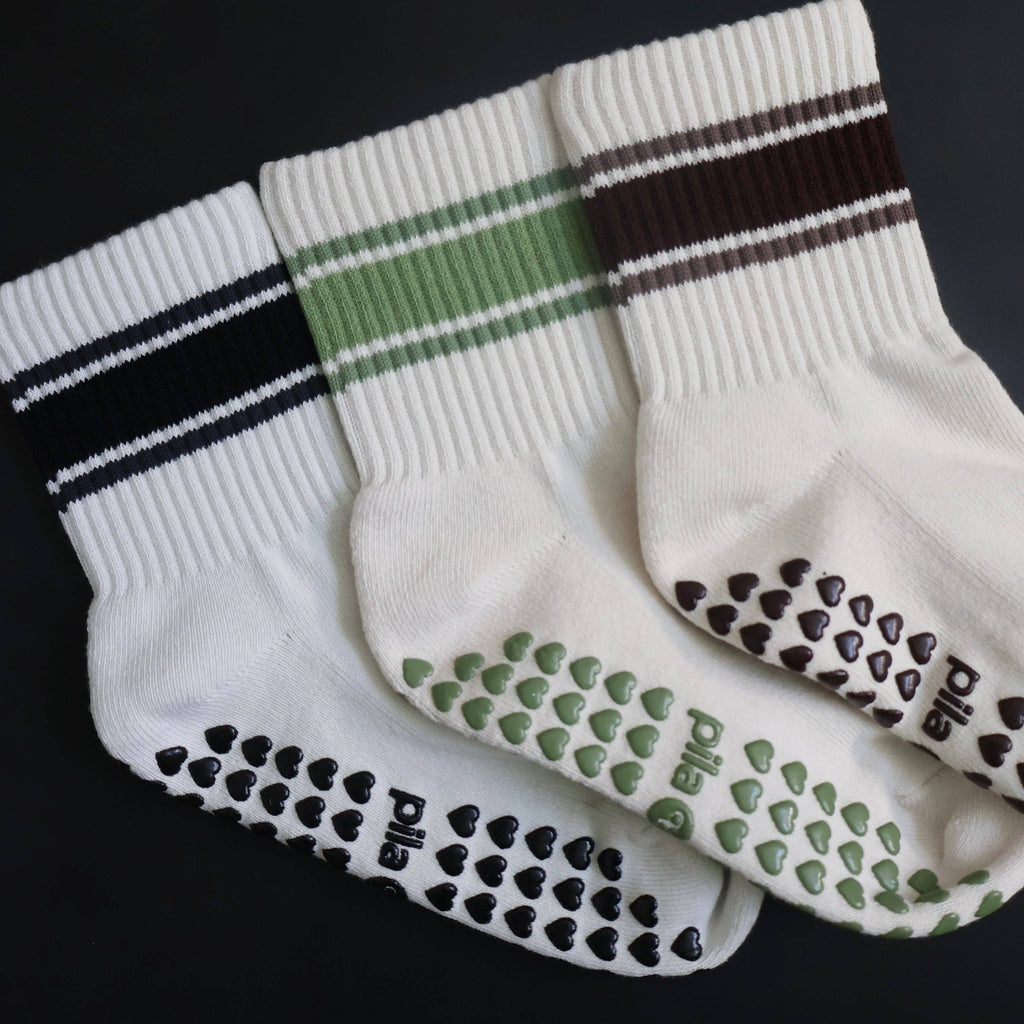 Ready for a Matcha Grip Socks