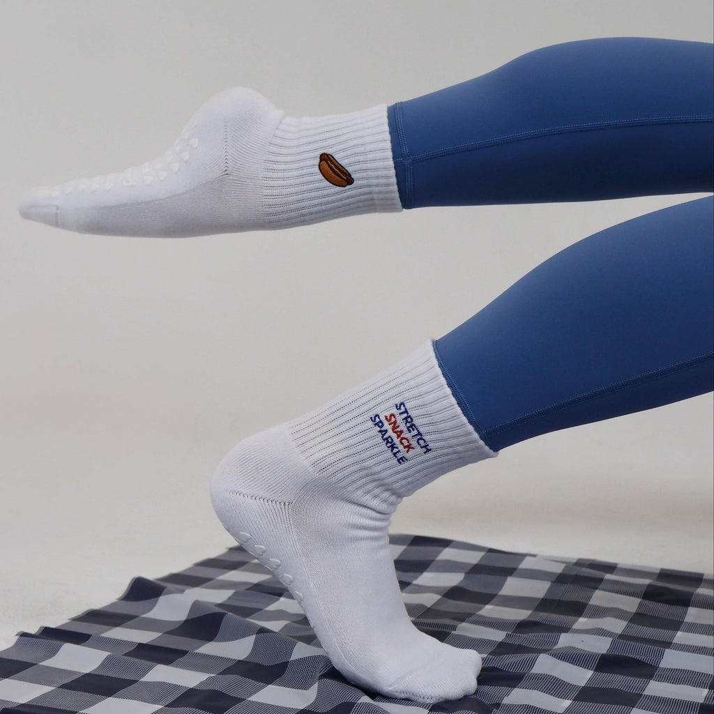 Stretch Snack Sparkle - Hotdog Grip Socks