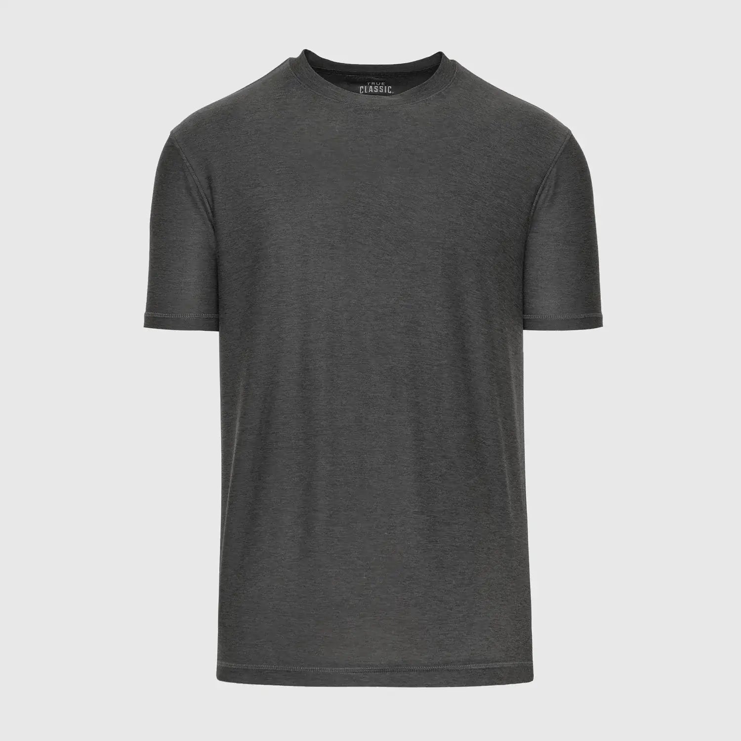 Short Sleeve T-Shirt | Active Crew Neck | Charcoal Heather Gray