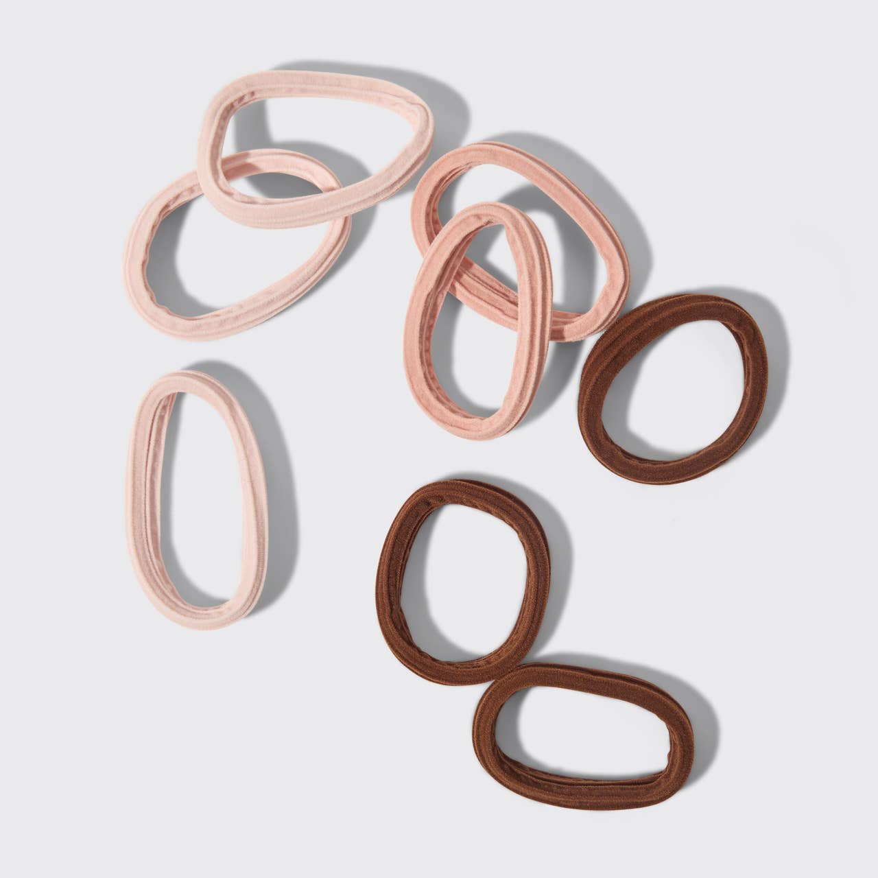 Rosewood Recycled Seamless Hair Elastics