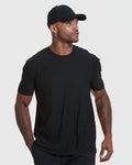 Short Sleeve T-Shirt | Active | Crew Neck | Black