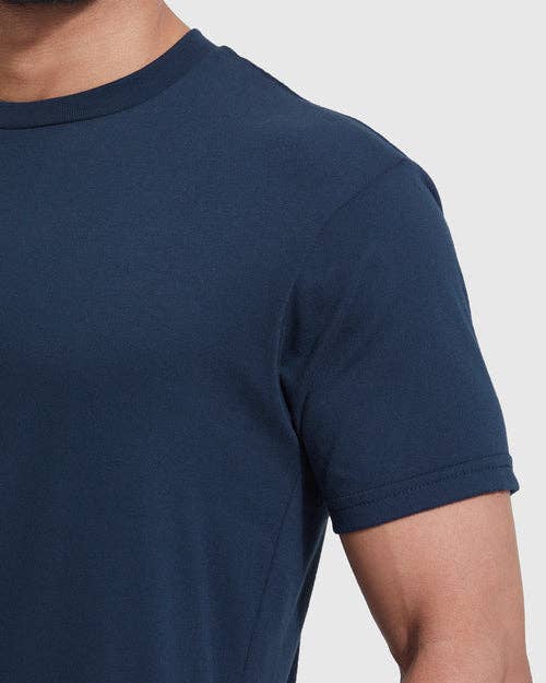 Short Sleeve T-Shirt | Crew Neck | Navy