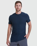 Short Sleeve T-Shirt | Active | Crew Neck | Tall | Navy