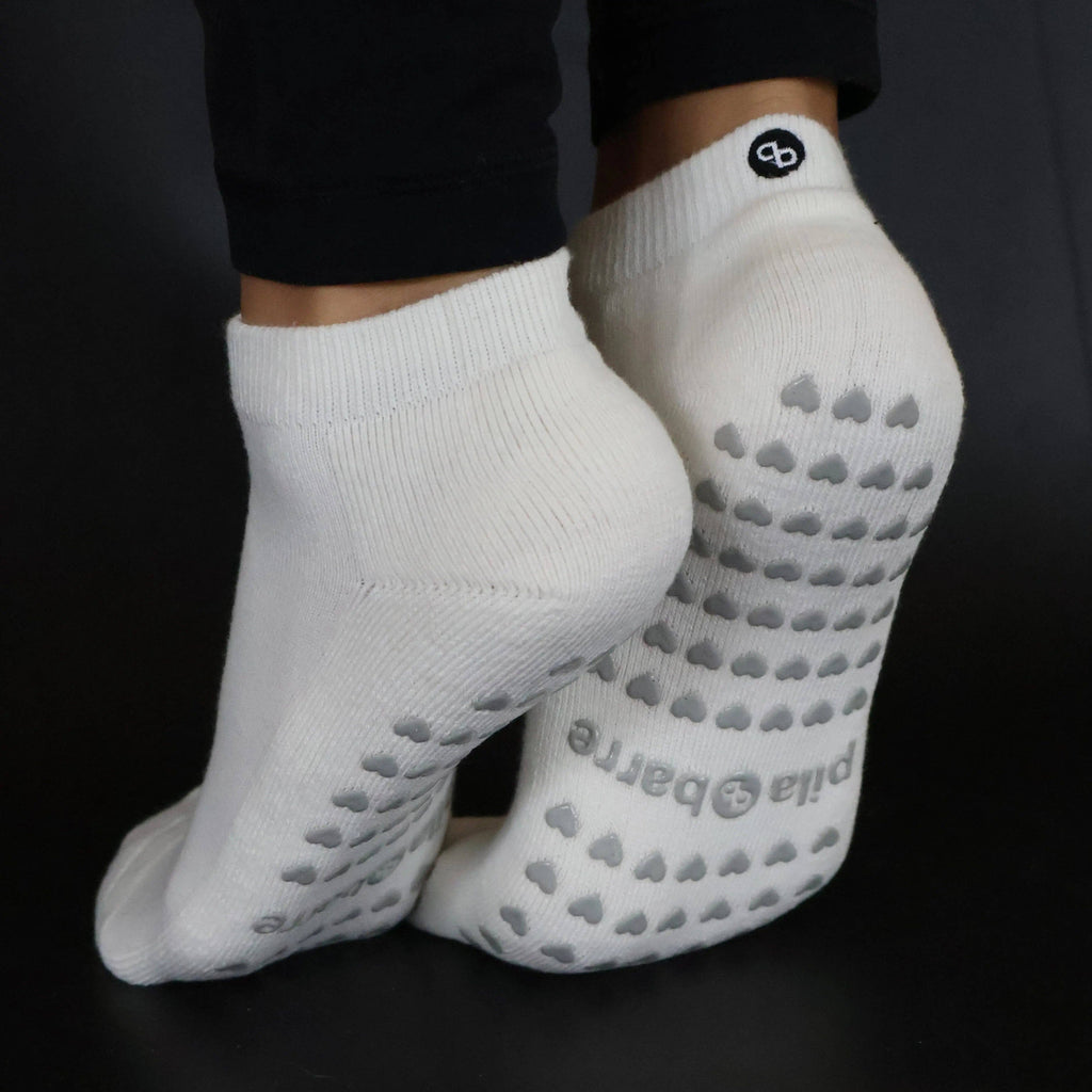 Cream Low Grip Socks Cream
