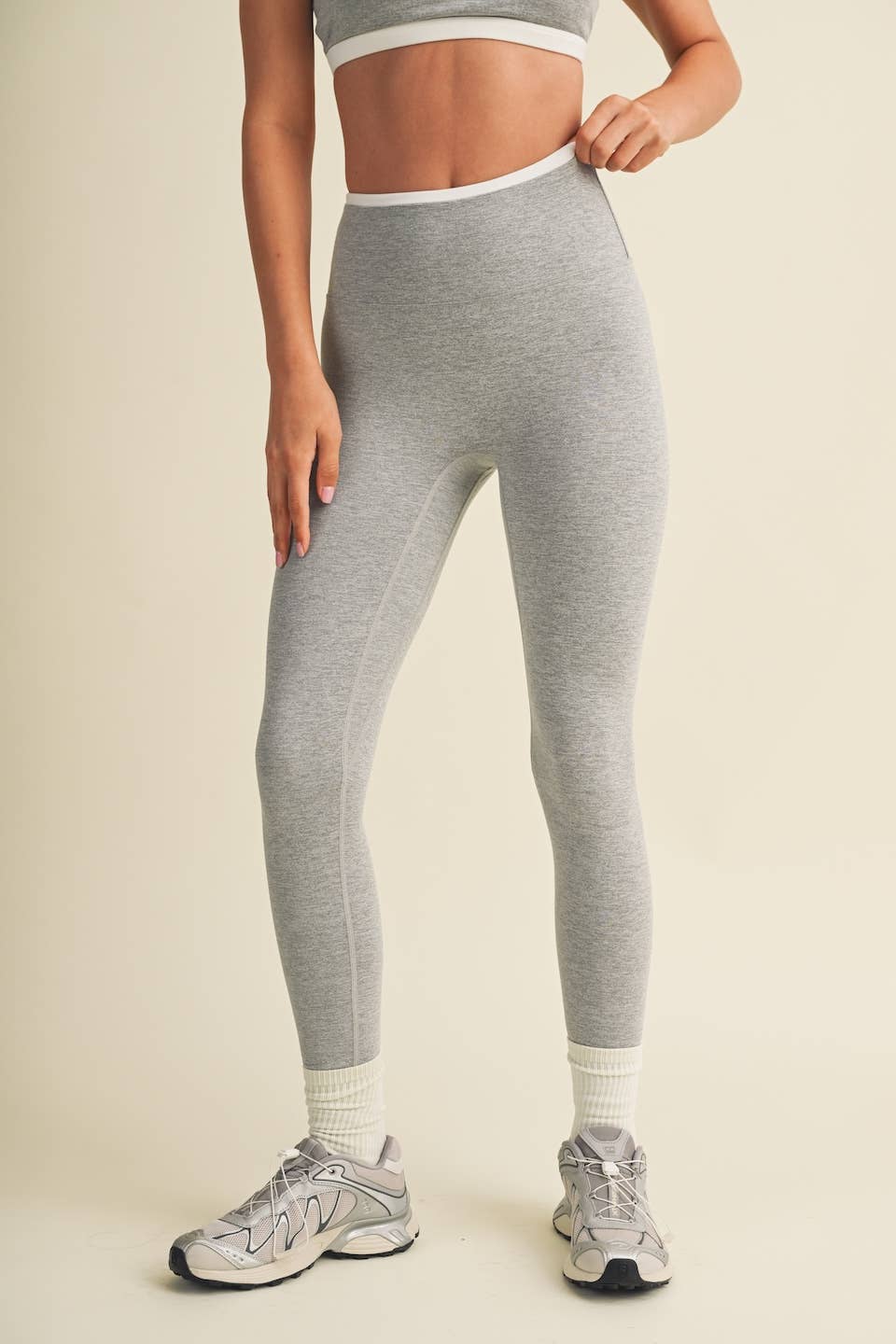 Contrast Binding Legging