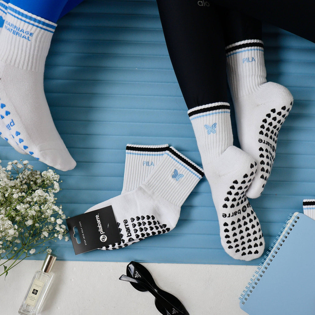PILA Butterfly Grip Sock