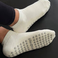 Cream Low Grip Socks Cream