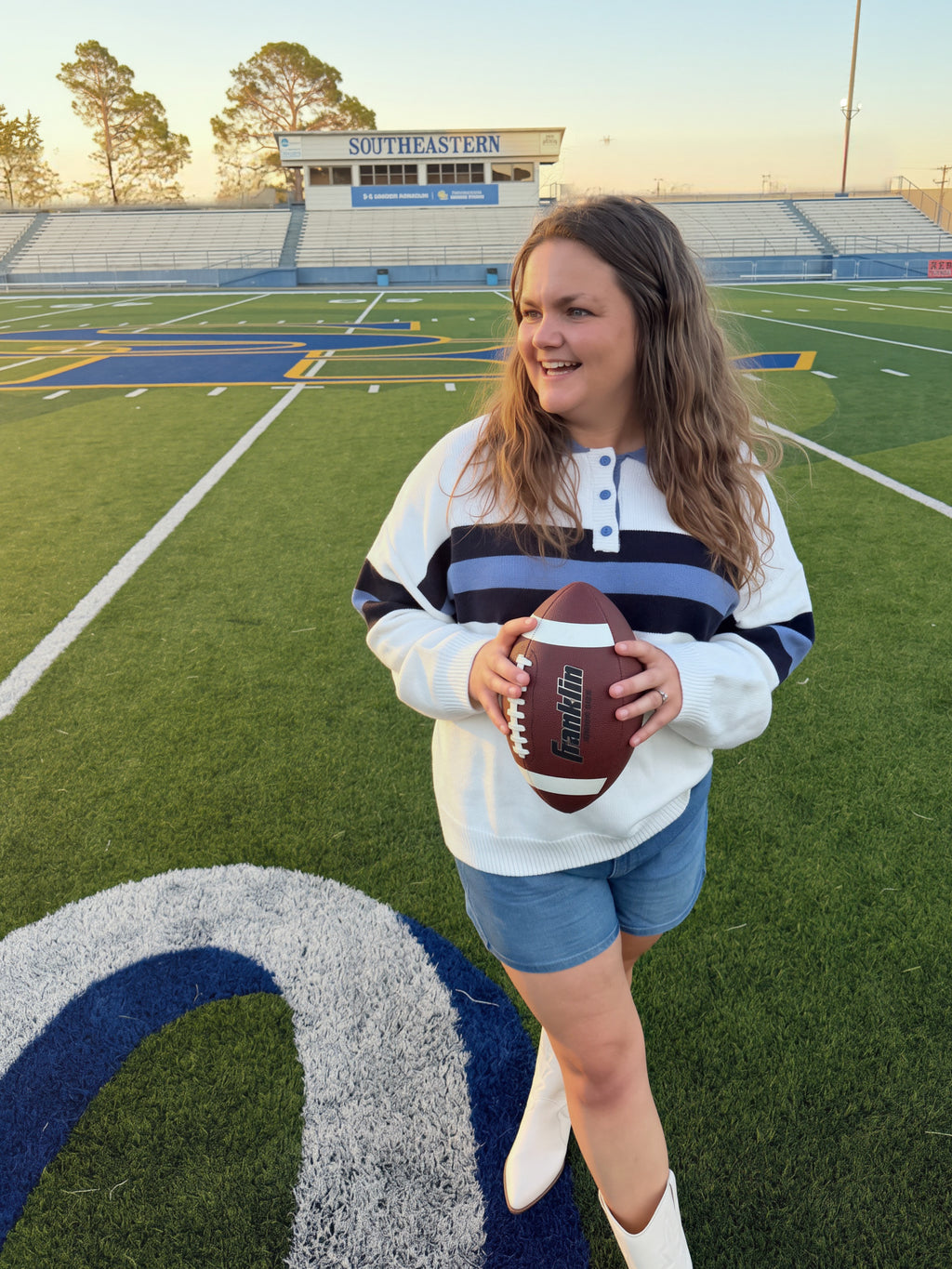 RUGBY KNIT SWEATER TOP