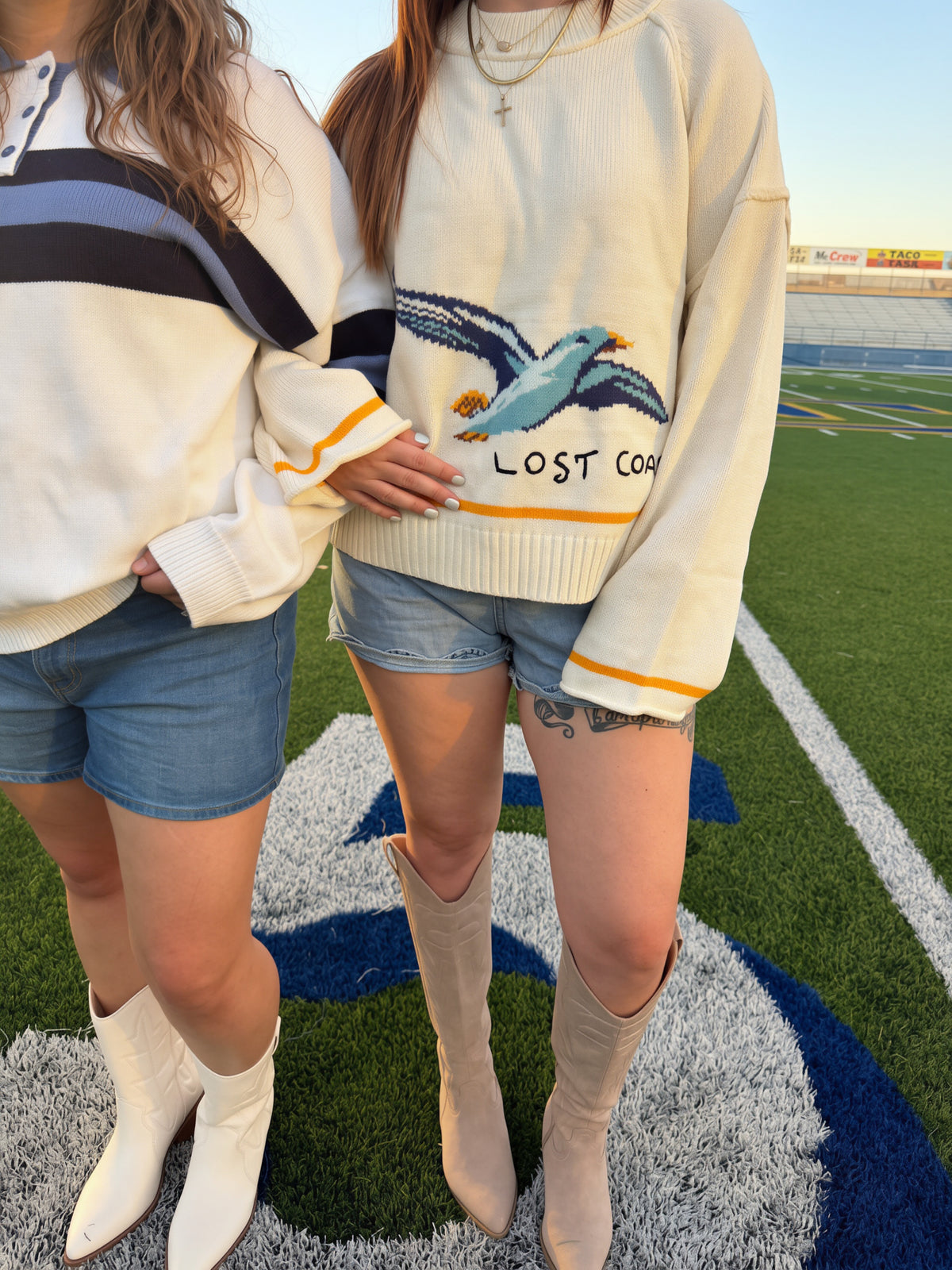 RUGBY KNIT SWEATER TOP