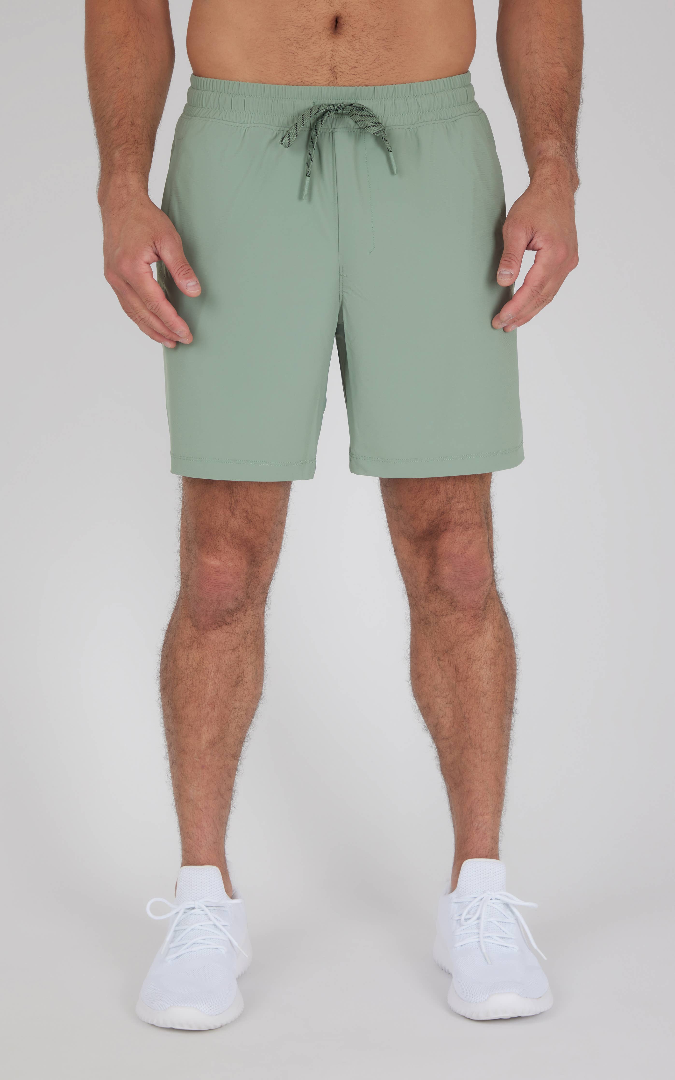 Men's Woven Vortex Performance Short: LILY PAD