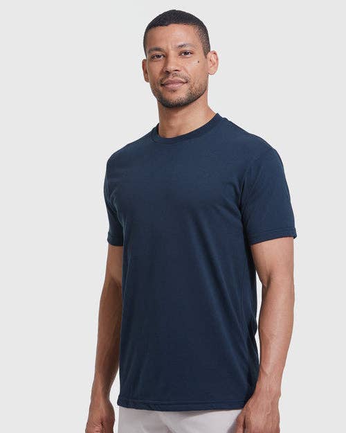 Short Sleeve T-Shirt | Crew Neck | Navy