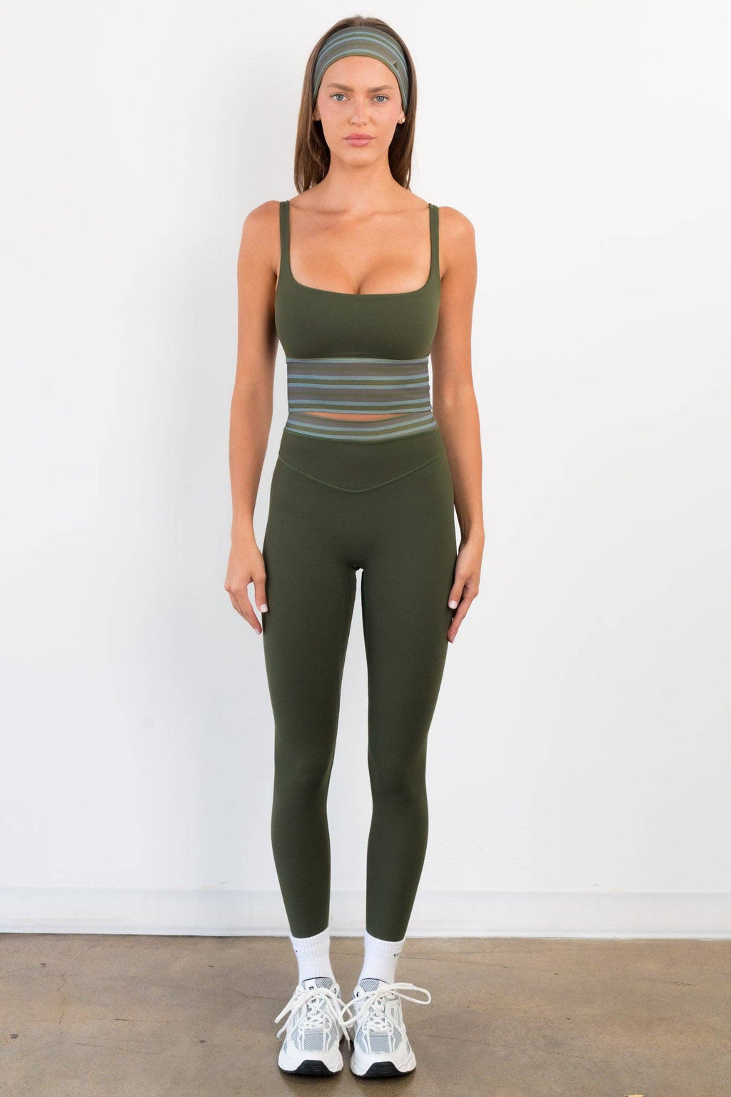 Cloud II™ Accent Pant - Olive Stripe