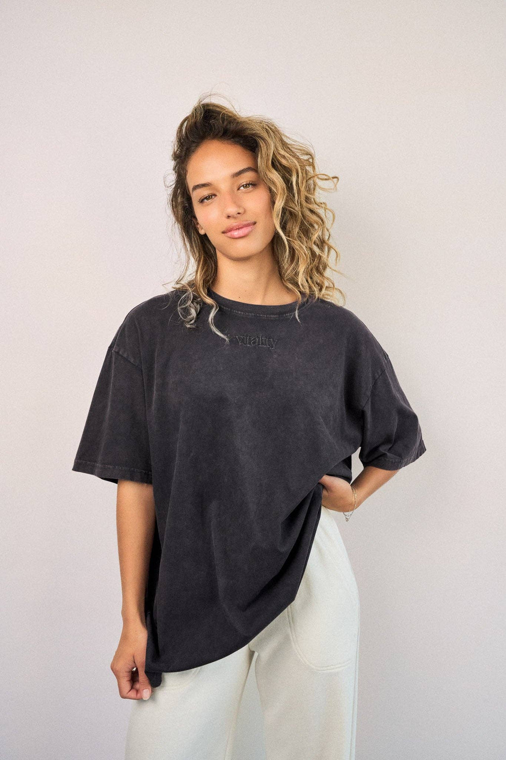 Vitality Retro® Uni Tee - Iron Washed