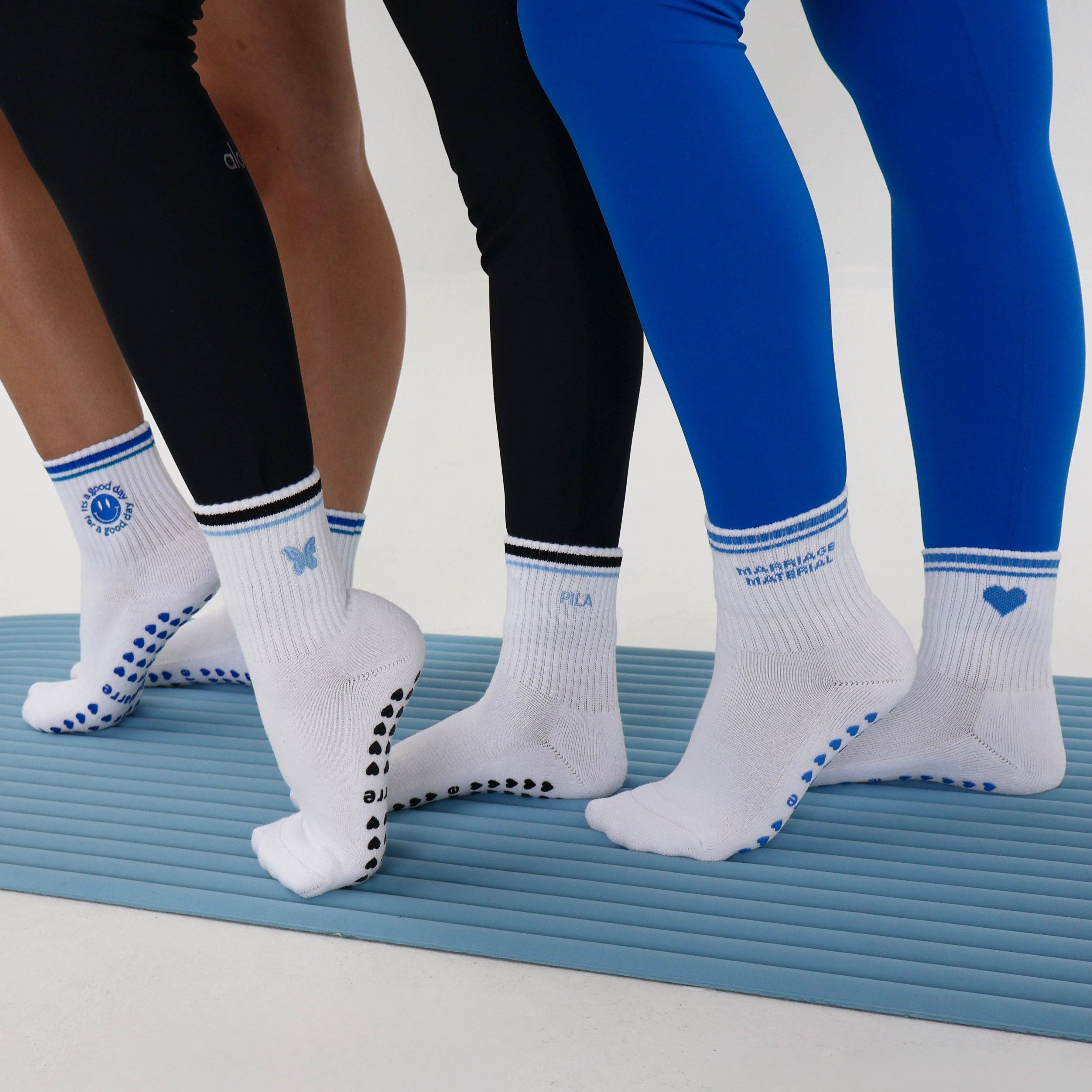 PILA Butterfly Grip Sock