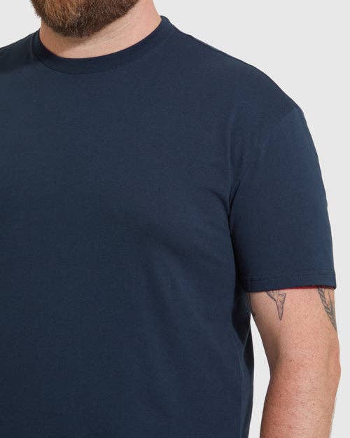Short Sleeve T-Shirt | Crew Neck | Navy