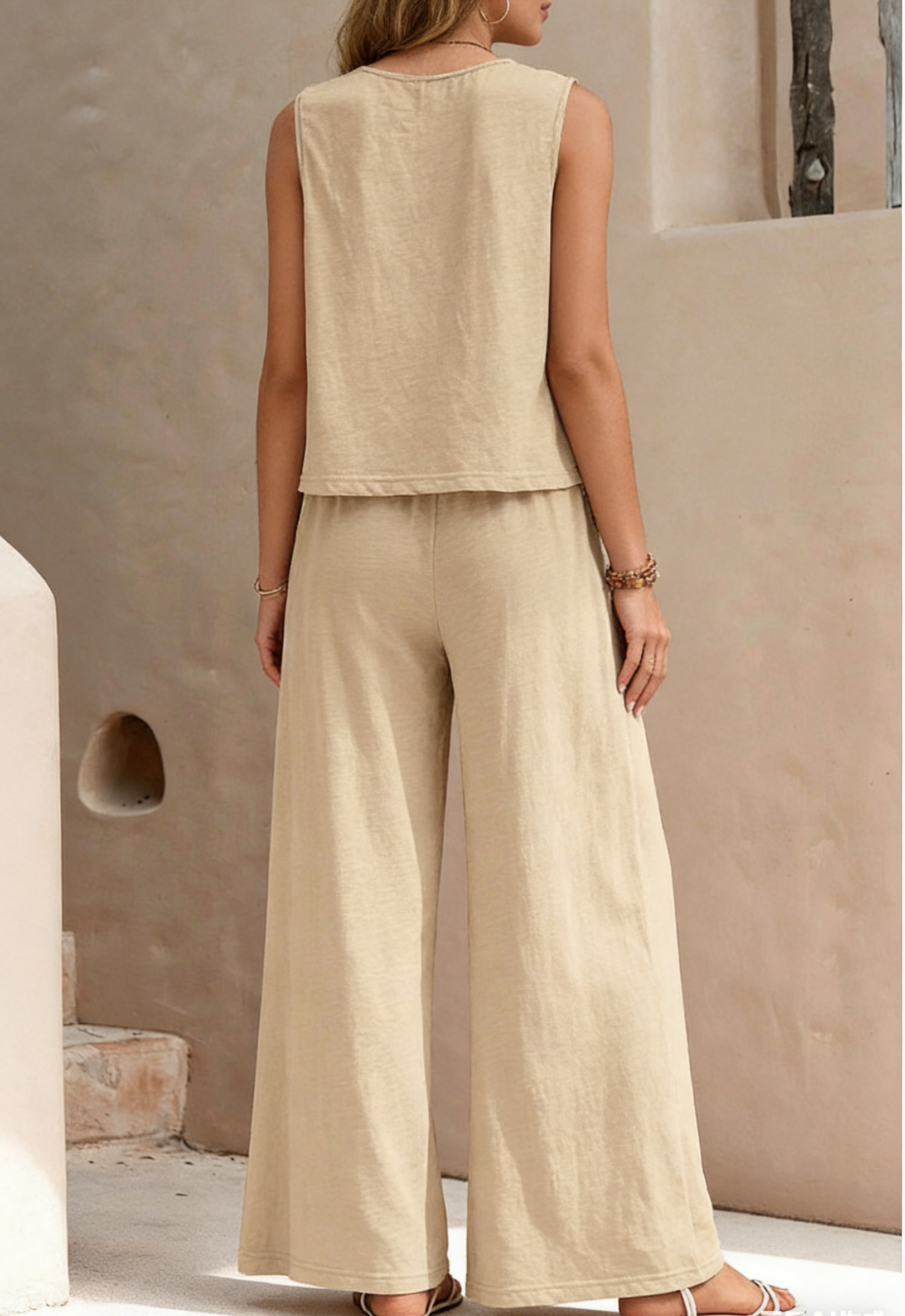 Let's go to the Beach Tank / Pants Set