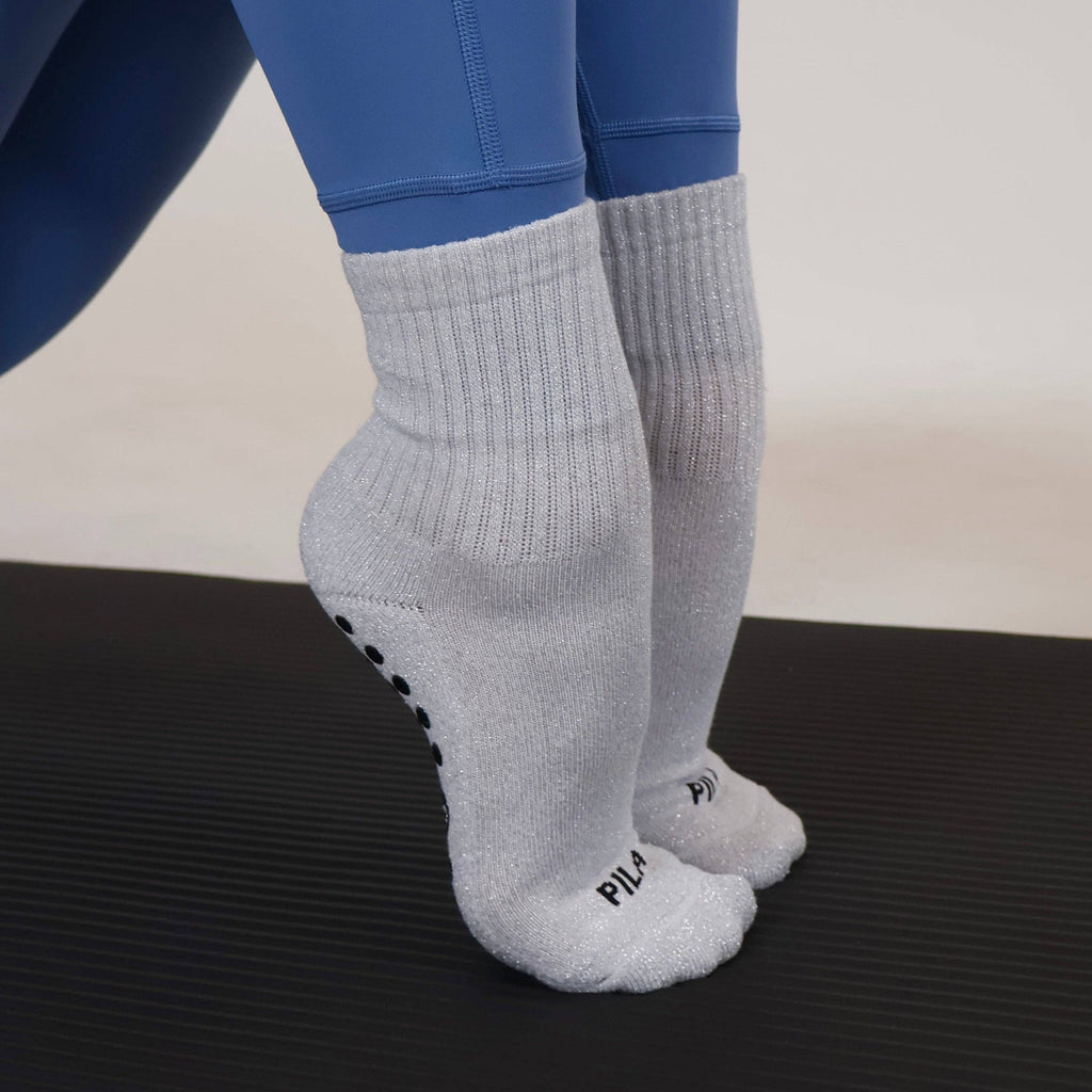 Pila Plain Best Grip Socks - Sparkle Pilates Socks