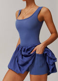 Athletic Tennis Dress With Pocket