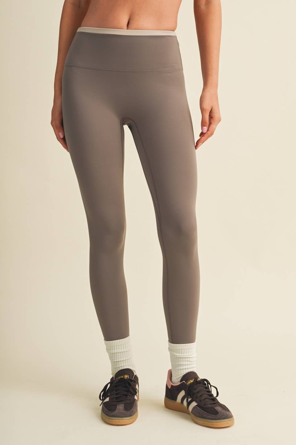 Contrast Binding Legging