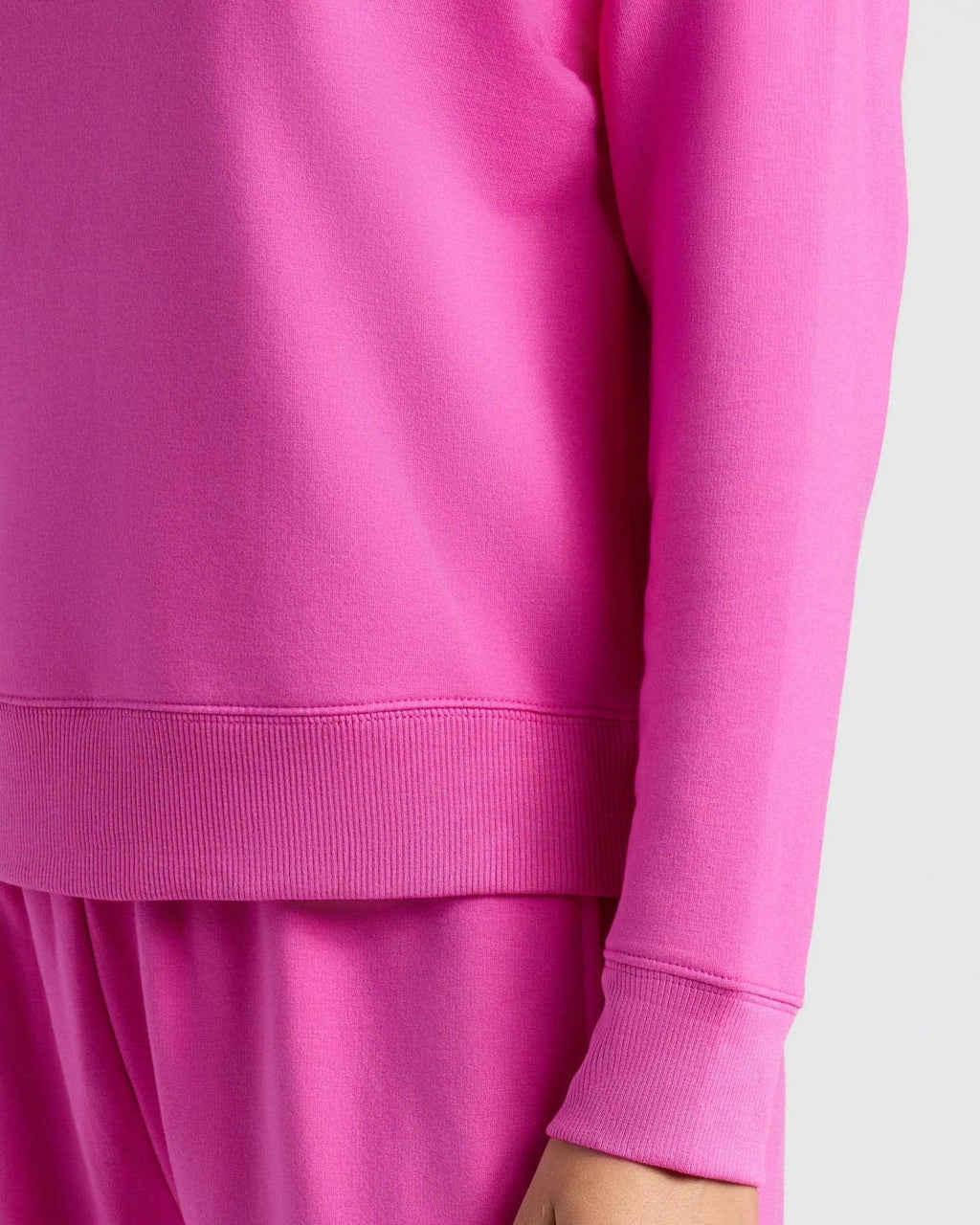 Electric Fuchsia Pullover Crew