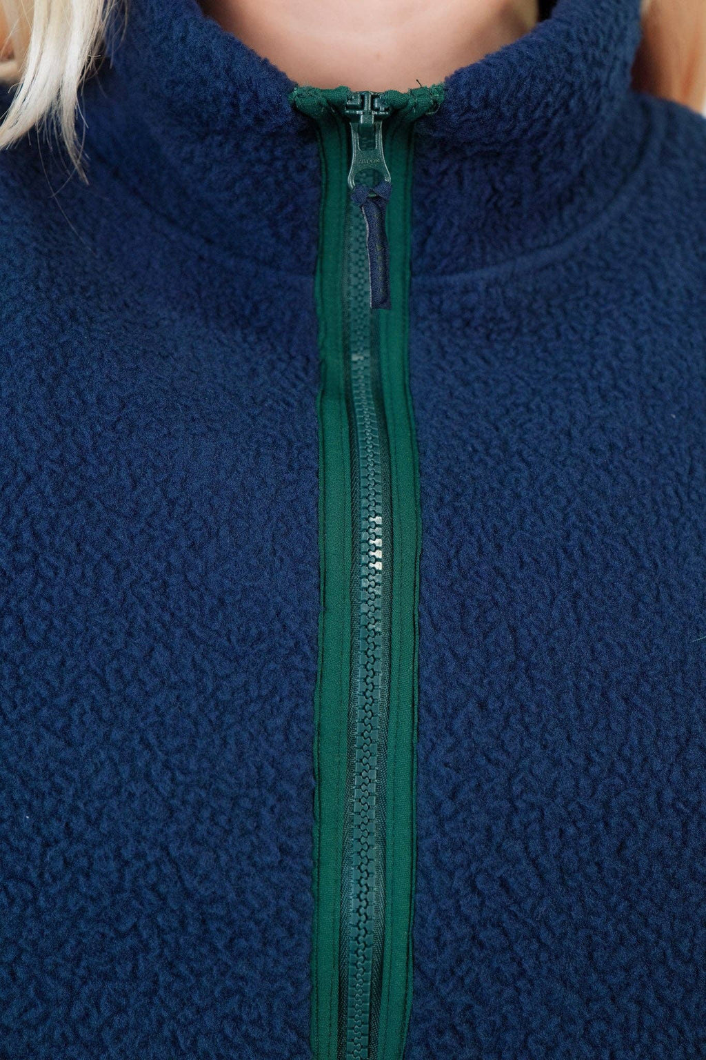 Vitality Polar Fleece Cropped Vest - Oxford